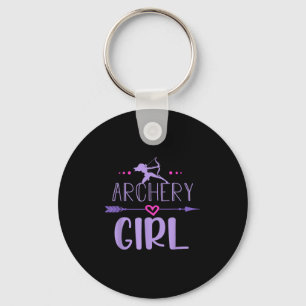 Porte-clés Tir À L'Arc Fille Drôle Femme Citation À L'Archer