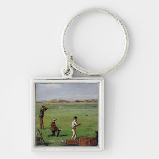 Porte-clés Tir (huile sur le papier) (Devant)