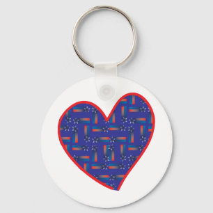 Porte-clés Tir-Star-Heart