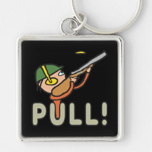 Porte-clés Tir sur le piège de Pigeon d'argile