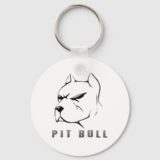 Porte-clés Tirage Pitbull (Recto)
