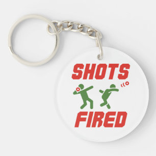 Porte-clés Tirages Fired Funny Shot Put Track et Field