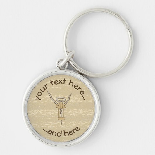 Porte-clés Tire-bouchon (Devant)