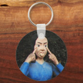 Porte-clés Tirer Les Visages Derrière Le Dos (Recto)