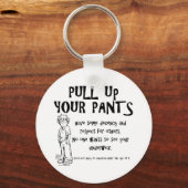Porte-clés Tirez sur votre pantalon (Recto)