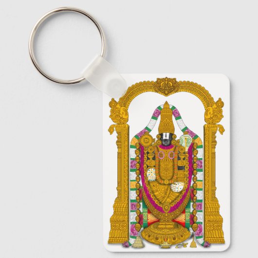 Porte-clés Tirupati Balaji pour usage quotidien (Recto)