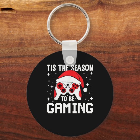 Porte-clés Tis The Season To Gaming Christmas Gamer Heartbeat (Recto)