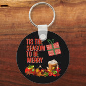 Porte-clés Tis The Season To Merry Aesthetic Unique (Recto)