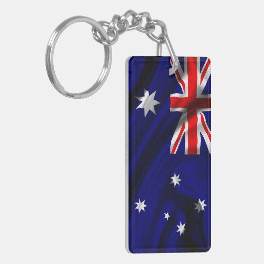 Porte-clés Tissu de drapeau de l'Australie (Devant gauche)