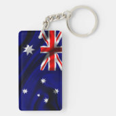 Porte-clés Tissu de drapeau de l'Australie (Dos)