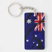 Porte-clés Tissu de drapeau de l'Australie (Devant)