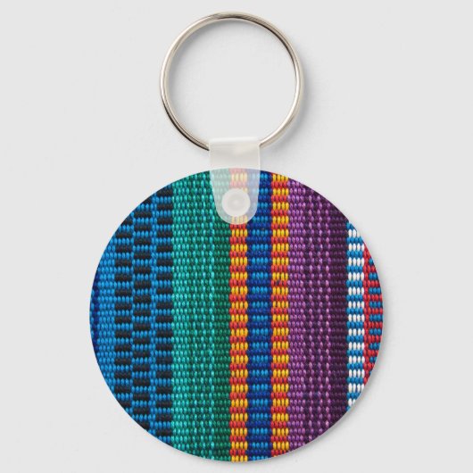 Porte-clés Tissu guatémaltèque traditionnel (Recto)