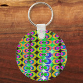 Porte-clés Tissu Pop Art (Recto)