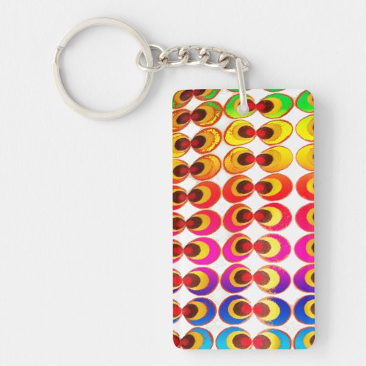 Porte-clés Tissu psychédélique (Devant)