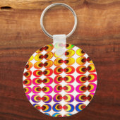 Porte-clés Tissu psychédélique (Recto)