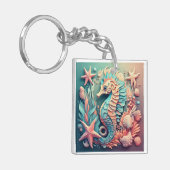 PORTE-CLÉS " TISSUS BLANCS " (Devant gauche)