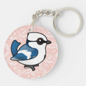 Porte-clés Tit Azure Birdorable (Dos)