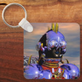 Porte-clés TITAN CYBORG PORTRAIT Blue Science Fiction, Scifi (Recto)