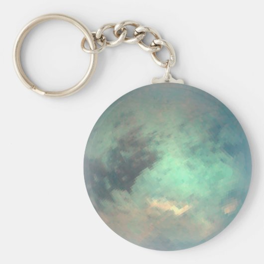 Porte-clés Titan de la lune de Saturne (Devant)