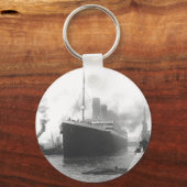 Porte-clés Titanic aux quais de Southampton (Recto)