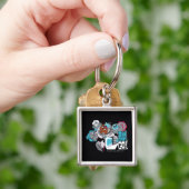 Porte-clés Titans Ados, allez ! | Graphique Arsenal de Cyborg (main)