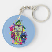 Porte-clés Titans Ados, partez ! | Logo Poster de animal "Fil (Dos)