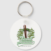 Porte-clés Titcomb Mountain Farmington Maine Ski (Verso)
