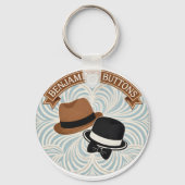 Porte-clés Title Benjamin and buttons dapper detective keycha (Verso)