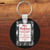Porte-clés Titre Alice Vintage (Recto)