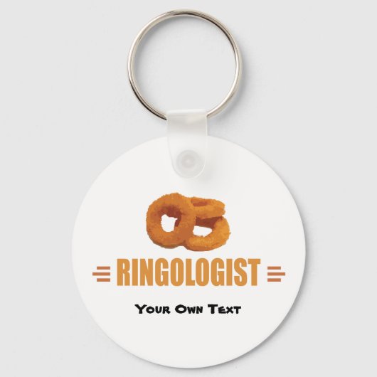 Porte-clés Titre de l'anneau d'oignon humoristique (Recto)