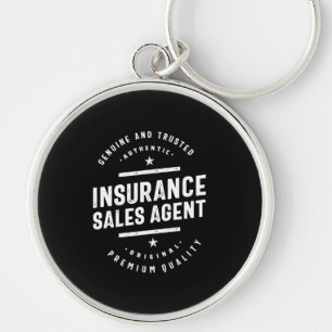 Porte-clés Titre du travail de l'agent de vente d'assurance