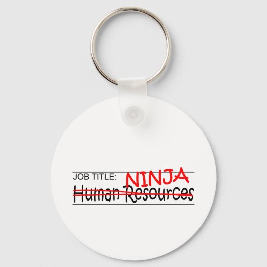 Porte-clés Titre du travail Ninja - HR (Recto)
