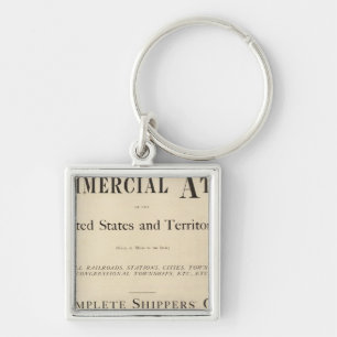 Porte-clés Titre Page Nouveau atlas commercial