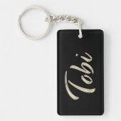 Porte-clés Tobi en whitegold (Devant)
