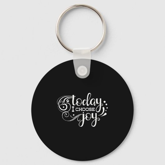 Porte-clés Today I Choose Joy, Insrational, Motivational, Fam (Recto)