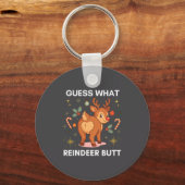 Porte-clés Toddler Christmas Ugly Sweater Guess What Reindeer (Recto)