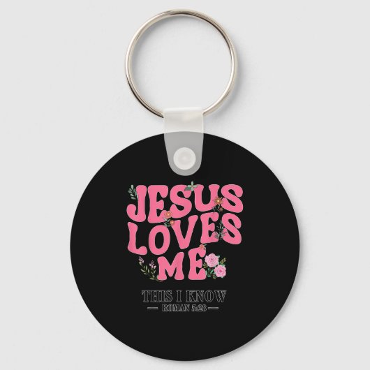 Porte-clés Toddler Jesus Loves You I Nk Christian God Sister (Recto)
