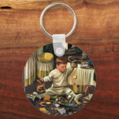 Porte-clés Toddler vide les sacs (Recto)