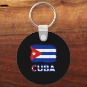Porte-clés Toddler White Cuban La Cubanita Cuba Flag Hispanic (Recto)
