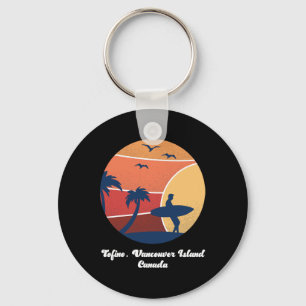 Porte-clés Tofino Île de Vancouver Canada Surf Vintage Sur