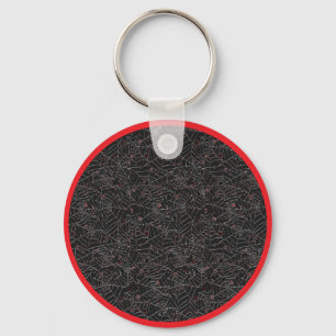 Porte-clés Toile d'araignée effrayante d'Halloween