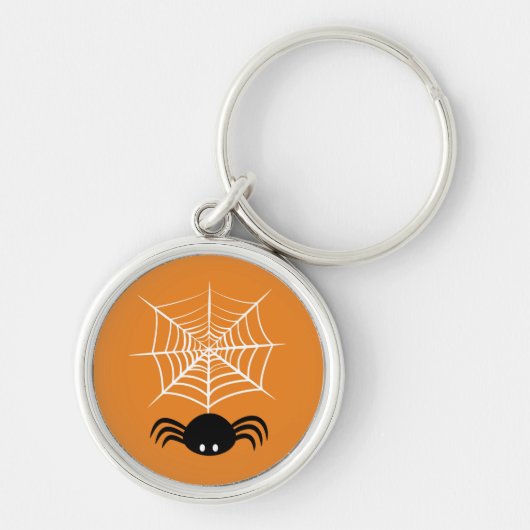 Porte-clés Toile d'araignée Halloween (Devant)