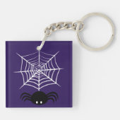 Porte-clés Toile d'araignée Halloween (Dos)