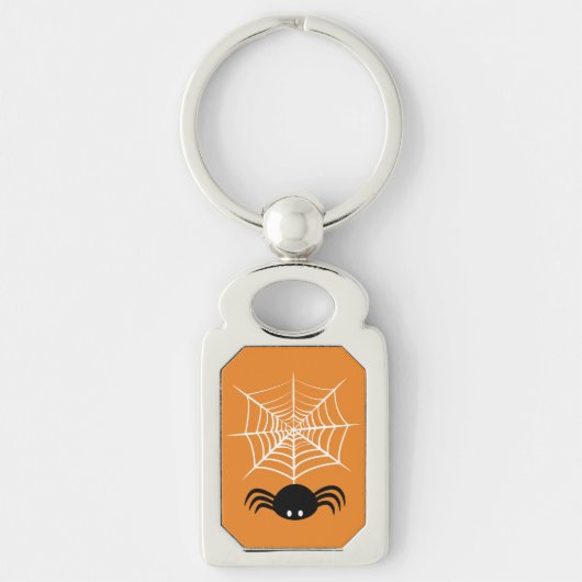 Porte-clés Toile d'araignée Halloween (Devant)