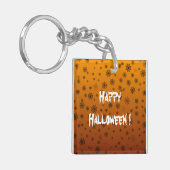 Porte-clés Toile d'araignée Halloween (Devant gauche)