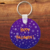 Porte-clés Toile d'araignée Halloween (Recto)