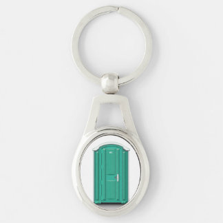 Porte-clés Toilette de Portable de turquoise