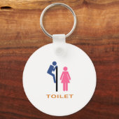 Porte-clés Toilettes (Recto)