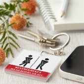 Porte-clés Toilettes de restaurant, de café, de bureau ou de (Devant Droit)