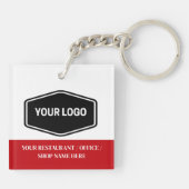 Porte-clés Toilettes de restaurant, de café, de bureau ou de (Dos)